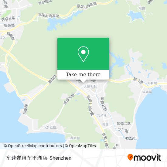 车速递租车平湖店 map