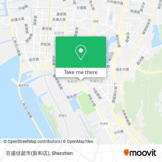 百盛佳超市(新和店) map