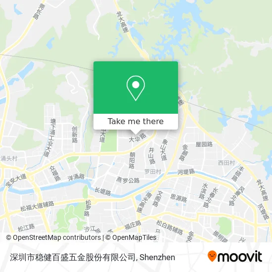 深圳市稳健百盛五金股份有限公司 map