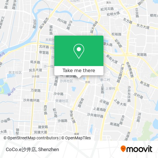 CoCo.e沙井店 map