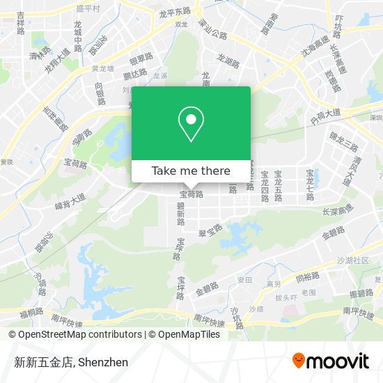 新新五金店 map