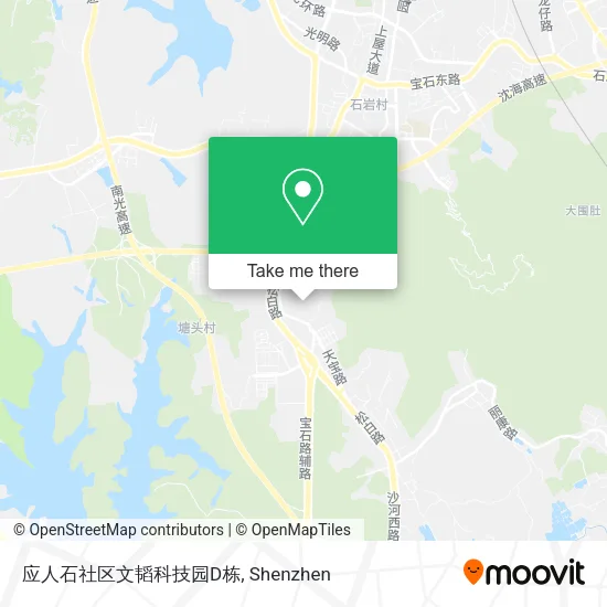 应人石社区文韬科技园D栋 map