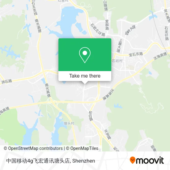 中国移动4g飞宏通讯塘头店 map