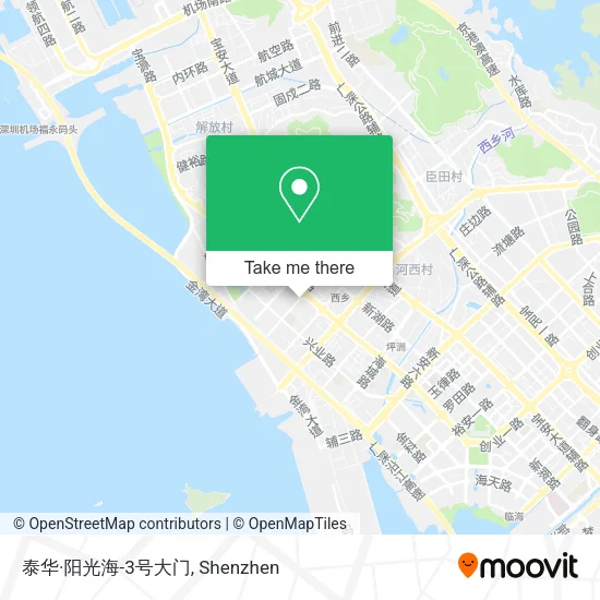 泰华·阳光海-3号大门 map