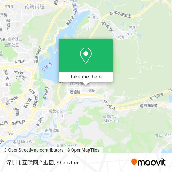 深圳市互联网产业园 map