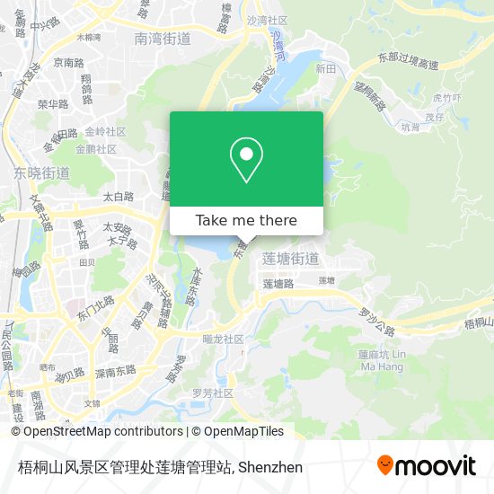 梧桐山风景区管理处莲塘管理站 map