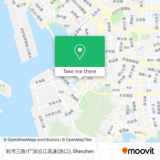 前湾三路/广深沿江高速(路口) map