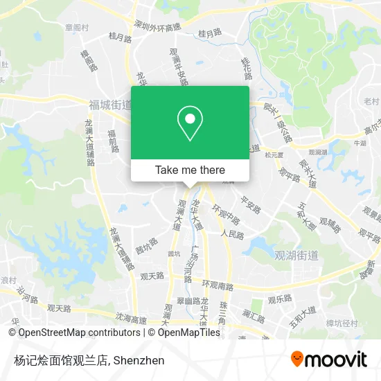 杨记烩面馆观兰店 map