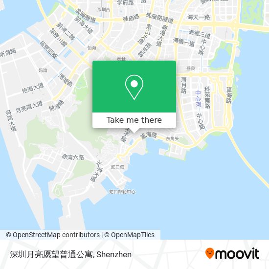 深圳月亮愿望普通公寓 map