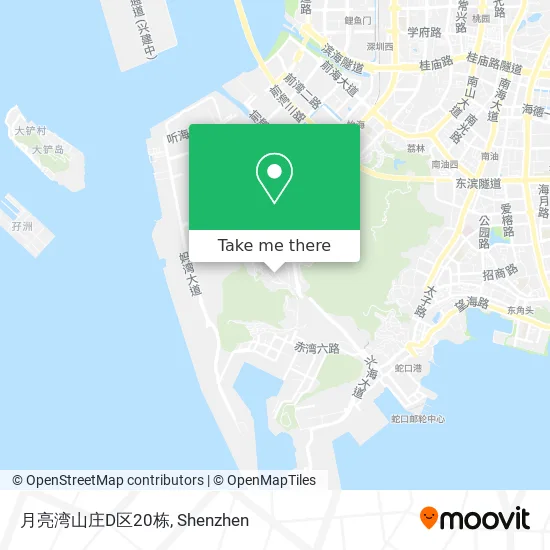 月亮湾山庄D区20栋 map