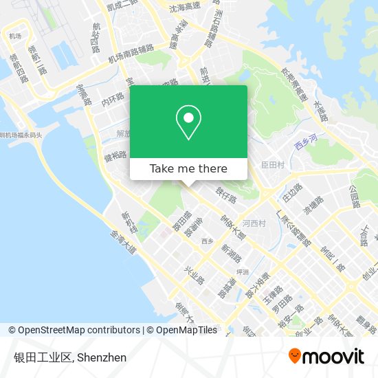 银田工业区 map