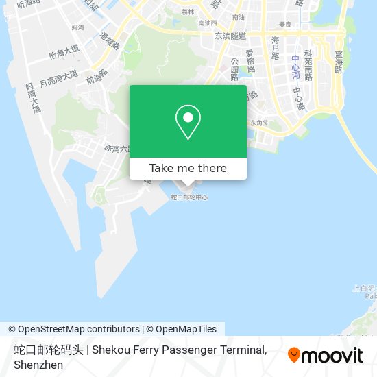 蛇口邮轮码头 | Shekou Ferry Passenger Terminal map