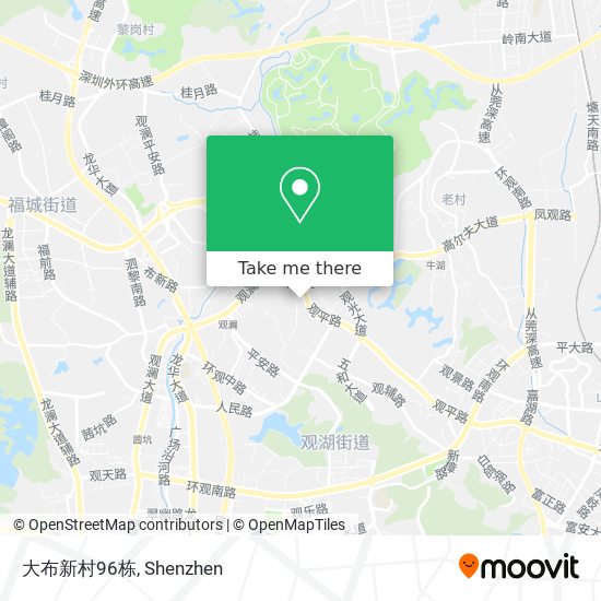 大布新村96栋 map