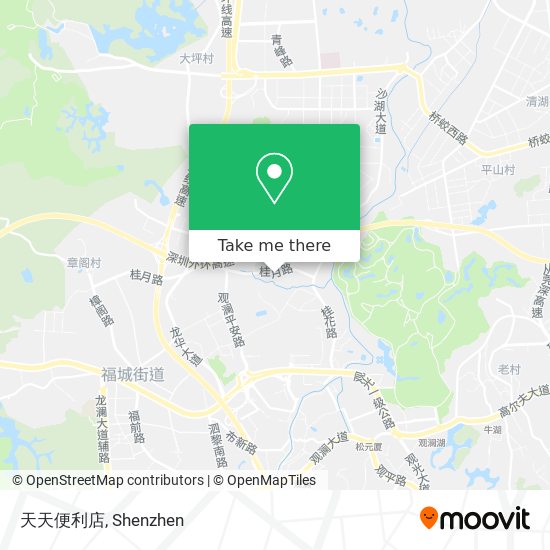 天天便利店 map