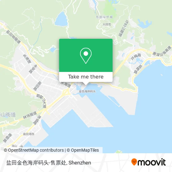 盐田金色海岸码头-售票处 map