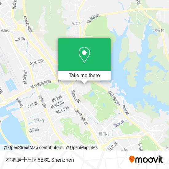 桃源居十三区5B栋 map
