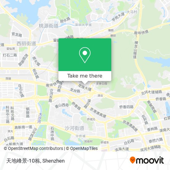 天地峰景-10栋 map