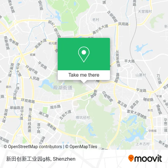 新田创新工业园g栋 map