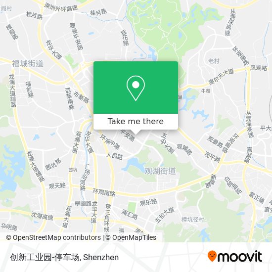 创新工业园-停车场 map