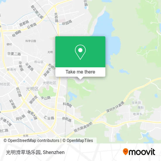 光明滑草场乐园 map