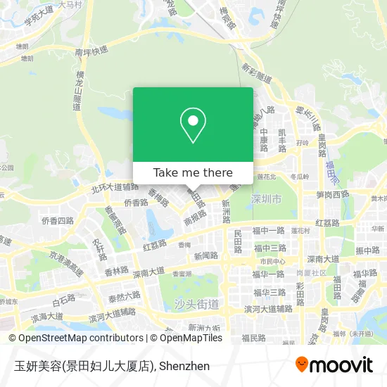 玉妍美容(景田妇儿大厦店) map
