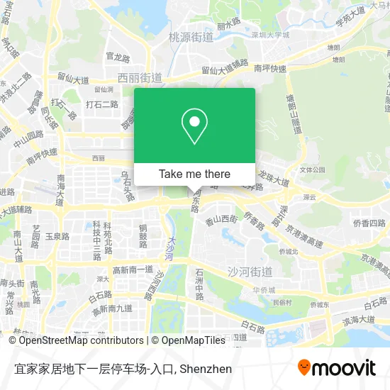 宜家家居地下一层停车场-入口 map
