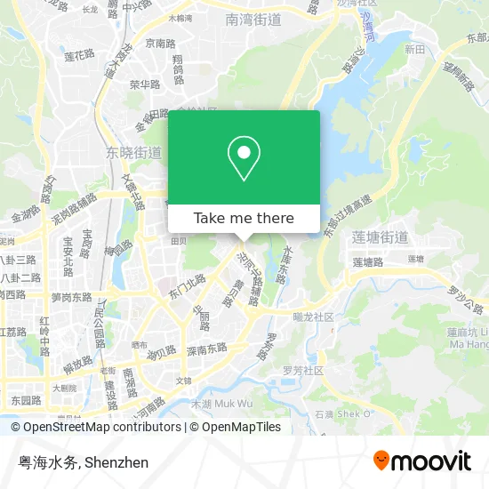 粤海水务 map