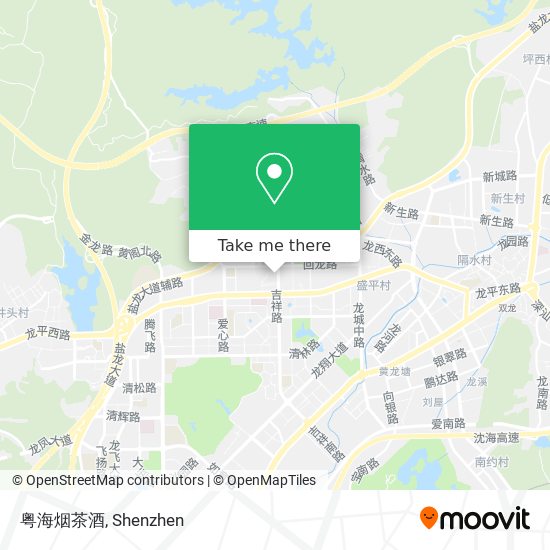 粤海烟茶酒 map