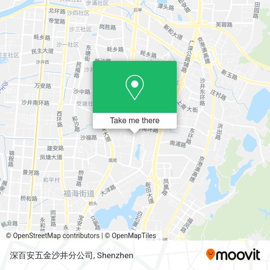 深百安五金沙井分公司 map