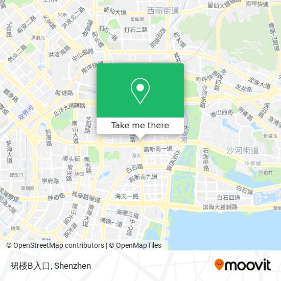 裙楼B入口 map