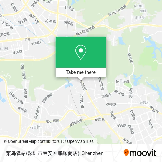 菜鸟驿站(深圳市宝安区鹏顺商店) map
