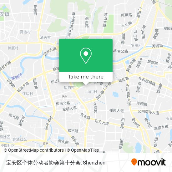 宝安区个体劳动者协会第十分会 map