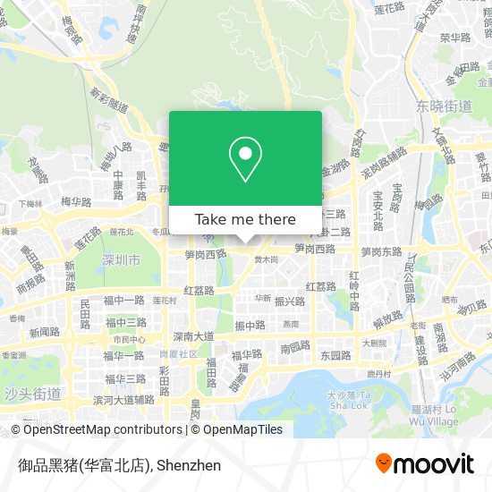 御品黑猪(华富北店) map