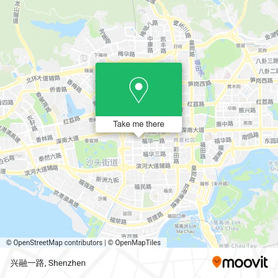 兴融一路 map
