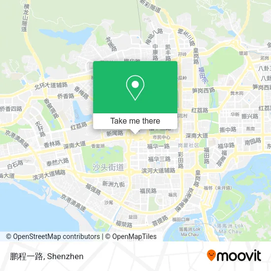 鹏程一路 map