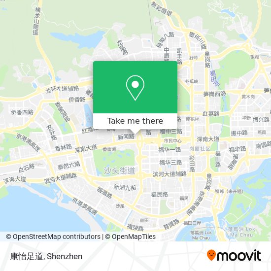 康怡足道 map