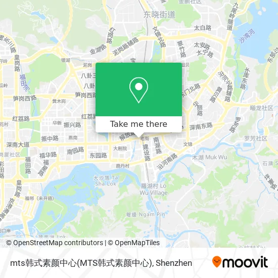 mts韩式素颜中心(MTS韩式素颜中心) map