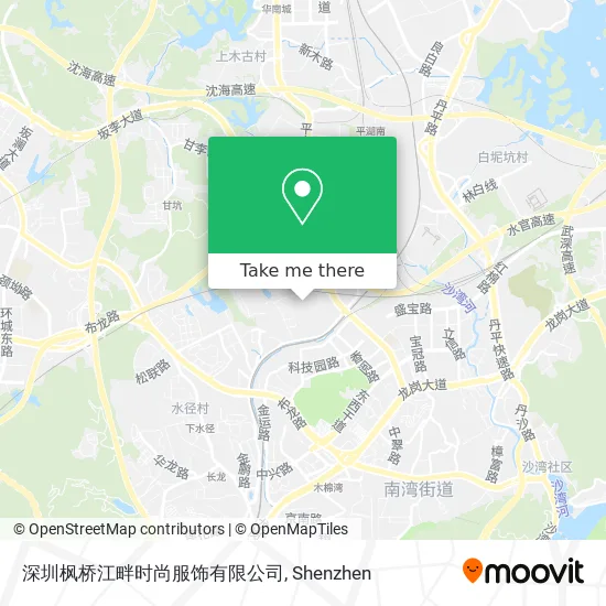 深圳枫桥江畔时尚服饰有限公司 map