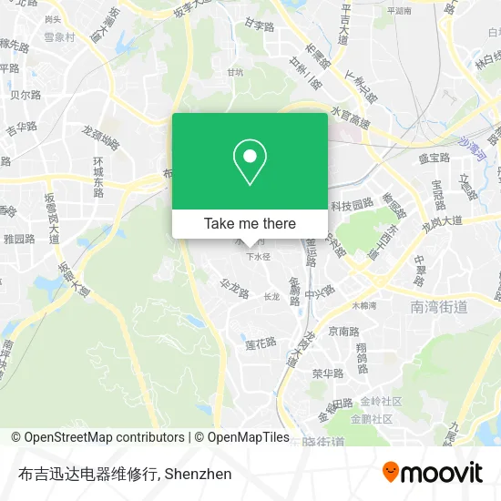 布吉迅达电器维修行 map
