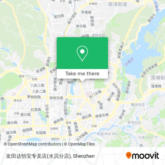 友田达怡宝专卖店(水贝分店) map