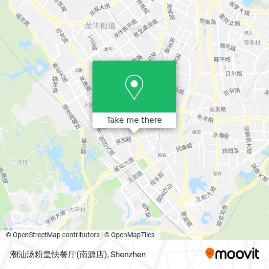 潮汕汤粉皇快餐厅(南源店) map