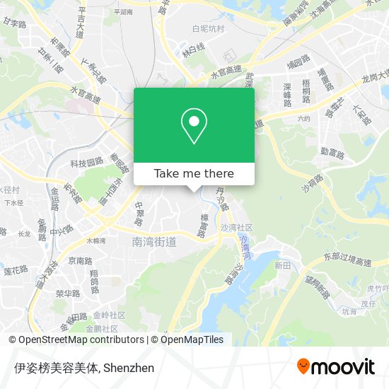 伊姿榜美容美体 map