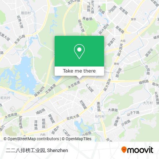 二二八排榜工业园 map