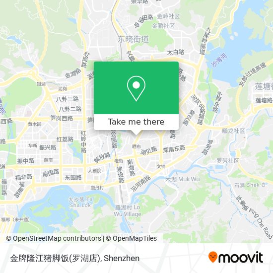 金牌隆江猪脚饭(罗湖店) map