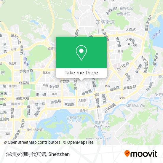 深圳罗湖时代宾馆 map