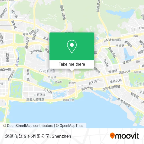 悠派传媒文化有限公司 map