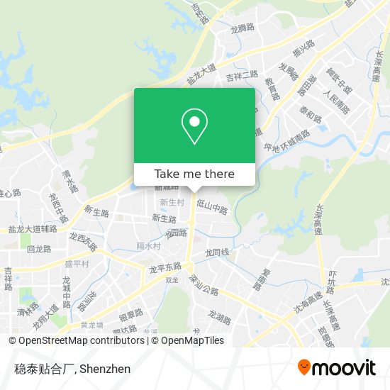稳泰贴合厂 map
