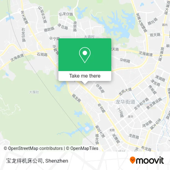 宝龙得机床公司 map