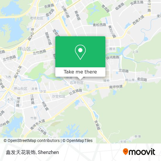 鑫发天花装饰 map