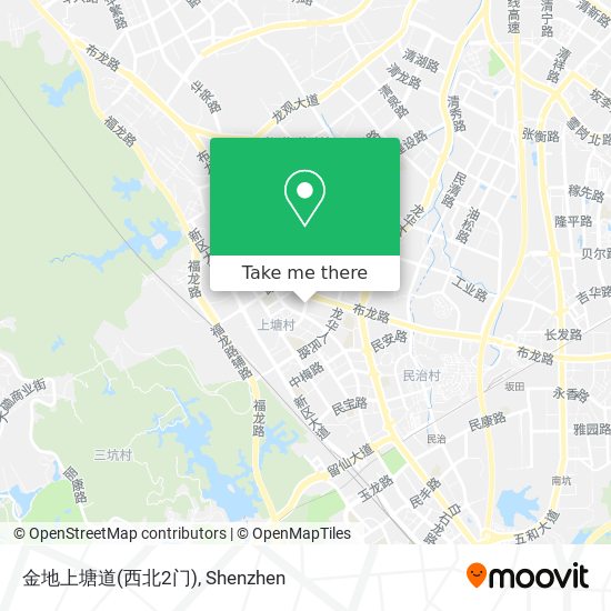 金地上塘道(西北2门) map